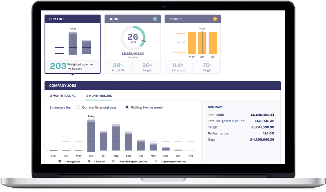 Metis App - Revenue Dashboard